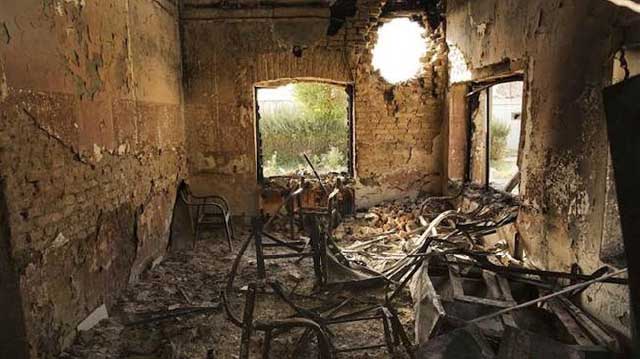 MoD : Taliban Hid in Bombed Hospital